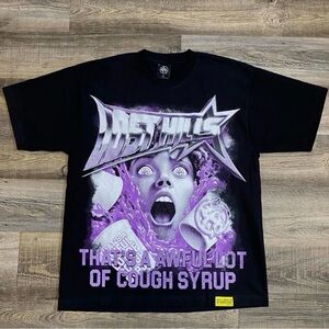 Black and Purple Graphic Tee